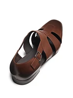 Hickory Leather Fisherman Sandals