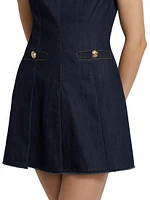 Nova Denim Sheath Minidress