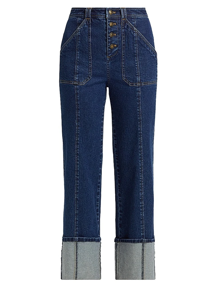 Benji Cuffed Flare Jeans