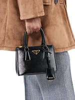 Double-Breasted Shearling Coat