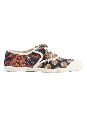 Bay By Sneakers Voyage Imaginaire Denim Fabric