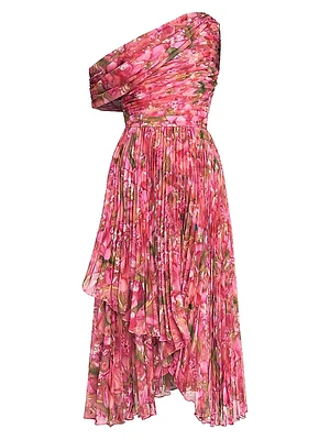 Katia Floral Chiffon Midi dress