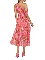 Katia Floral Chiffon Midi dress