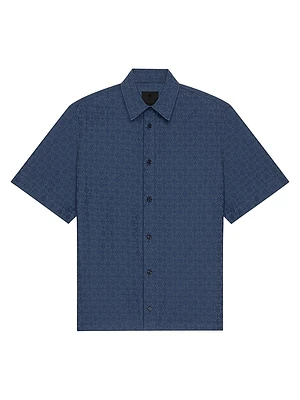 Shirt Shiny Monogram 72 Denim
