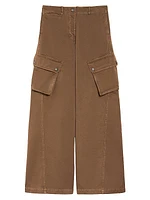 Elvy Cotton Cargo Pants