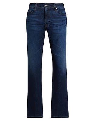 Graduate Mid-Rise Straight-Leg Jeans