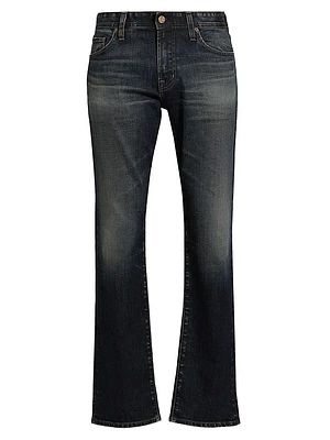Everett Mid-Rise Straight-Leg Jeans