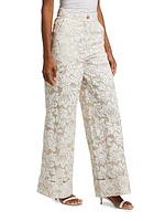 Suri Floral Wide-Leg Pants