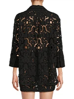 Black Sun Eyelet Shirt