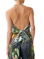 Camilla x White Lotus Knotted Scarf Top