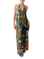 Camilla x White Lotus Knotted Scarf Top