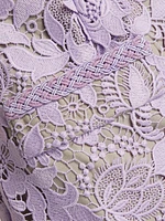 Garden Lace Flounce Minidress