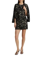 Garden Lace Sheath Minidress