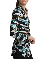Sohoreh Chain Jersey V-Neck Shirt
