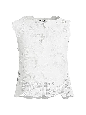 Nishi Lace Layered Boat Neck Top