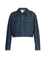 Denim Crop Jacket