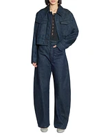 Denim Crop Jacket