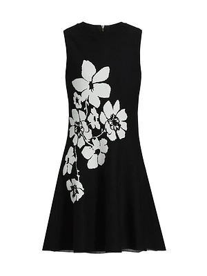 Floral Knit Minidress