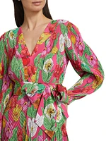 Liv Tulip Rosette Pleated Minidress