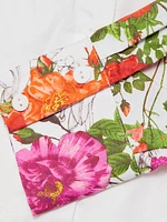 The Juliana Sky Jardin Floral Cotton Poplin Shirtdress