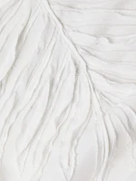 Linen-Blend Tie-Waist Midi-Dress