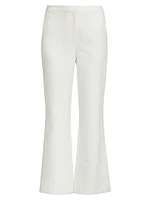 Techno Cotton Flared Trousers