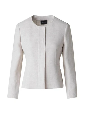 Tina Twisted Linen Jacket