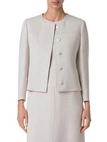 Tina Twisted Linen Jacket