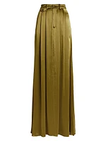 Demetrius Satin Maxi Skirt