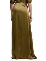Demetrius Satin Maxi Skirt