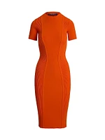 Cashmere Bodycon Knee-length Dress