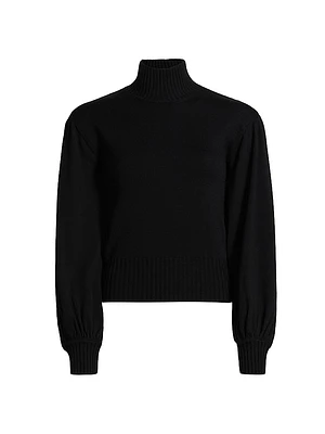 Virgin Wool Turtleneck Sweater