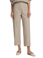 Palio Cotton Wide-Leg Crop Pants