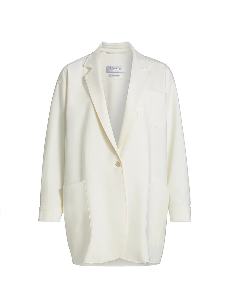Orlaya Stretch Wool Single-Breasted Blazer