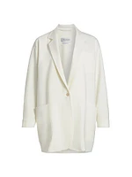 Orlaya Stretch Wool Single-Breasted Blazer