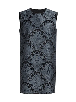 Romania Abstract Cotton Minidress