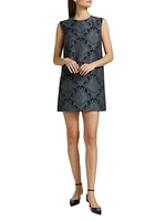 Romania Abstract Cotton Minidress