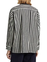 Paio Striped Cotton-Silk Jacket