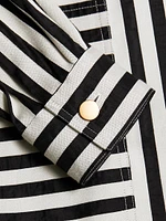 Paio Striped Cotton-Silk Jacket