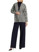 Paio Striped Cotton-Silk Jacket
