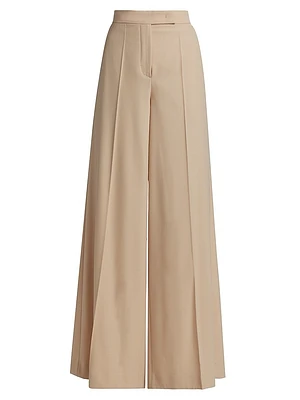 Ninfa Wool Wide-Leg Pants