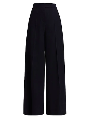 Wool High-Rise Pants