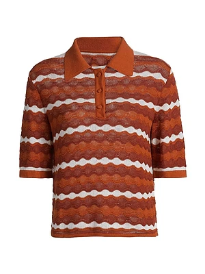 Mullu Chevron Polo Shirt