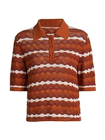 Mullu Chevron Polo Shirt