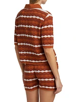 Mullu Chevron Polo Shirt