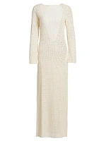 Spondylus Misha Crochet Maxi Dress