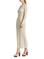 Spondylus Misha Crochet Maxi Dress