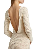 Spondylus Misha Crochet Maxi Dress