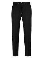 Drawstring Trousers Virgin Wool Serge
