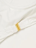Seashell Eyelet One-Piece Swimsuit